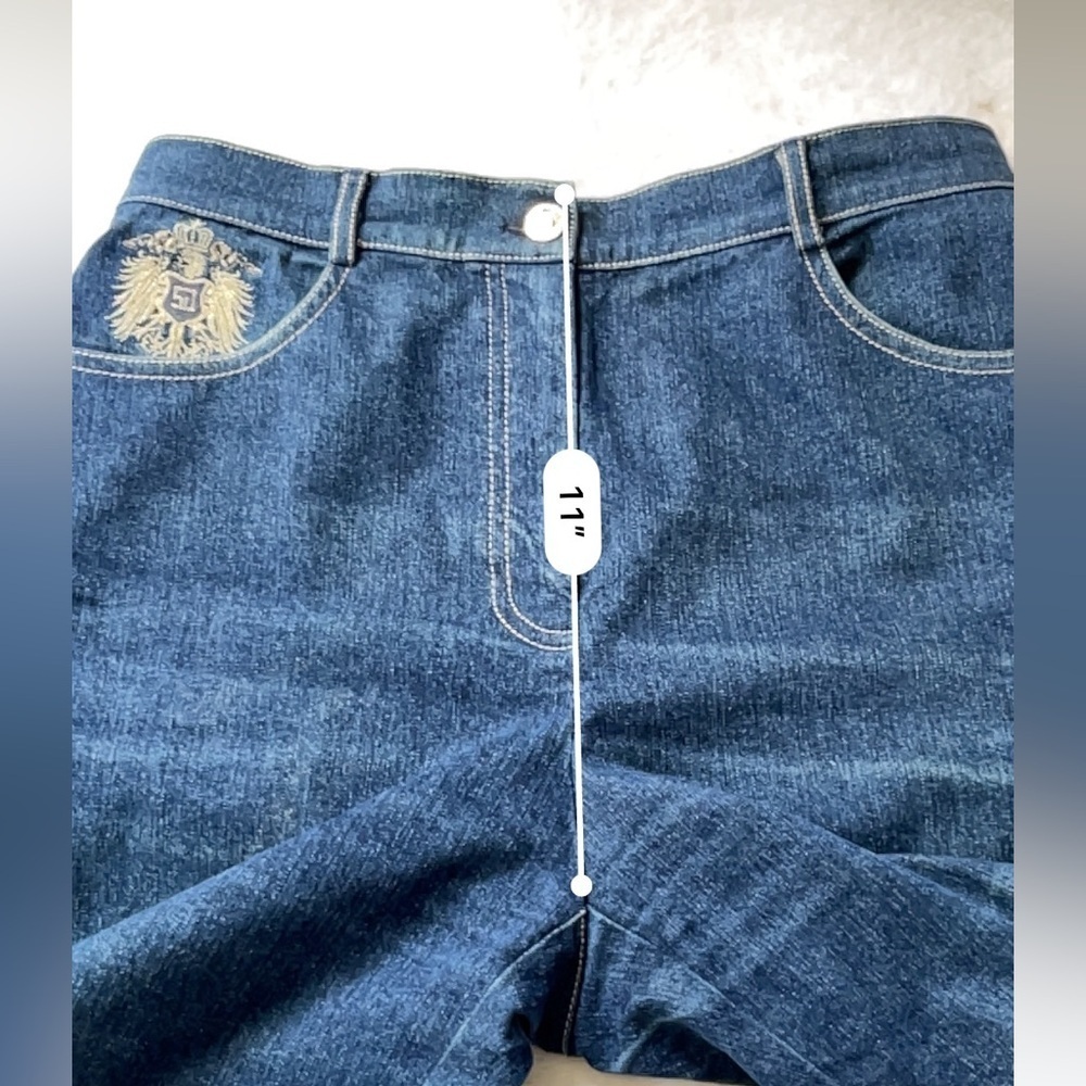 St. John Sport Vintage High Waisted Mom Jeans Blue Size 6 Marie Gray - Picture 7 of 17